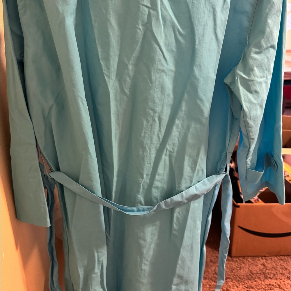 Sky Blue Long Sleeve Robe with Belt/Despicable Me Lucy Wilde Coat